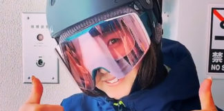 田中幸のSandboxヘルメットとの相性も抜群のバラクラバ姿