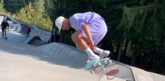 スケートも抜群のうまさ!マーク・マクモリスがウィスラーでエンジョイ