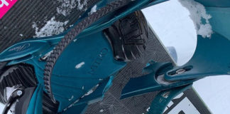 鬼塚雅 ビンディングが大転倒の衝撃から守った!