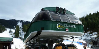 ウィスラーのクリークサイドゴンドラが8人乗りに!レッドチェアは6人乗りに!