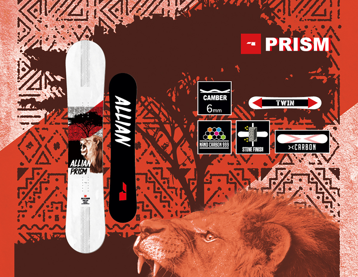 ボード ALLIAN - ALLIAN prism ALLIAN SNOWBOARDS 2016-17