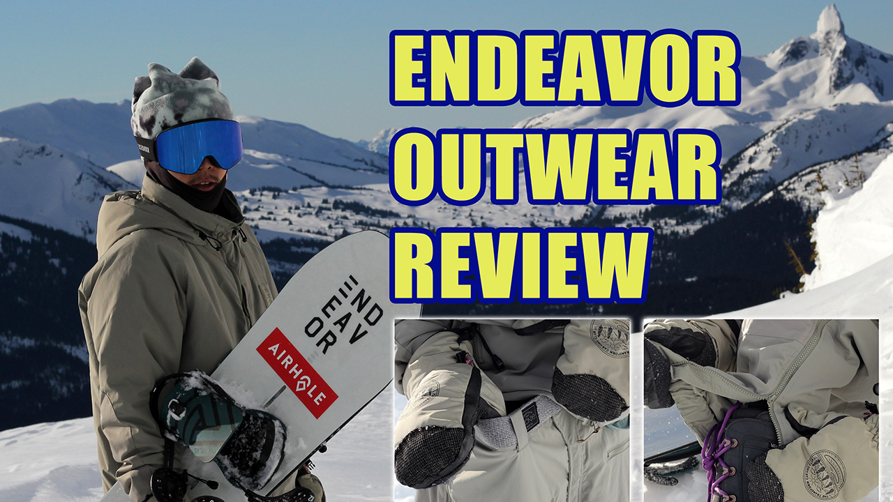 endeavor スノーボードウエアセットアップ