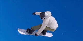 ショーン・ホワイトが完璧なまでのウエア広告ライディングを披露