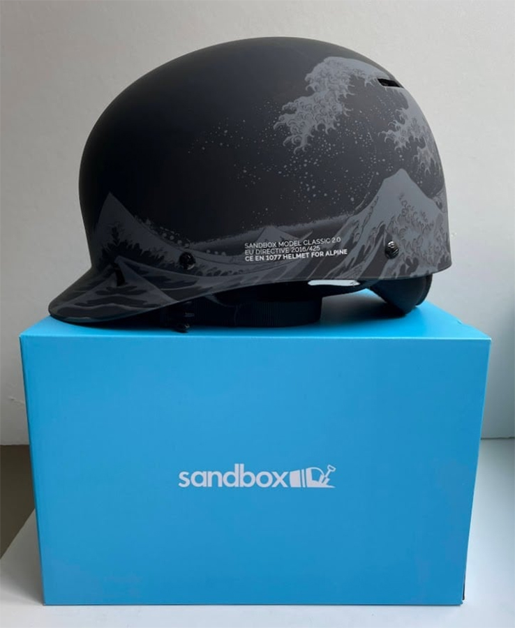 sandbox ヘルメットM/L アジアフィット スキー・スノーボードアクセサリー