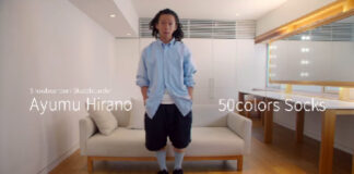 平野歩夢とUNIQLOの50色ソックス