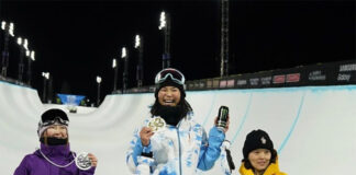 X GAMES女子スーパーパイプ クロエ・キムが女子初の1260をメイクし金メダル獲得!2位は小野光希
