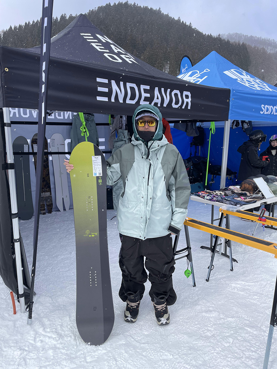 24-25 ENDEAVOR SNOWBOARDS 新モデルROVER 藤本光海が試乗レビュー