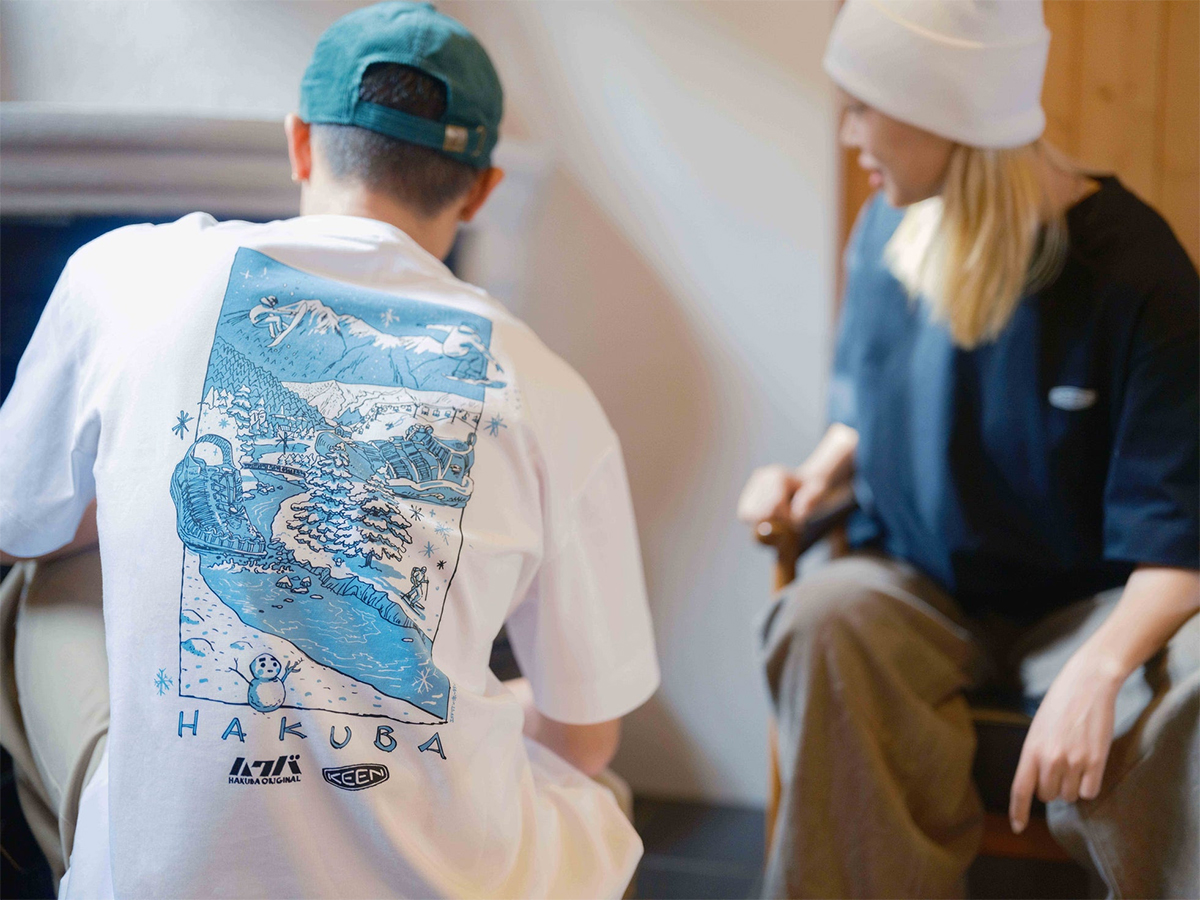 白馬村公式ブランド×KEEN、コラボTシャツ12/19発売 | 日本一