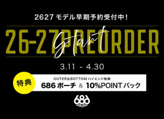 【Always Different】LA発686 26-27最新モデル、3/11先行予約開始!