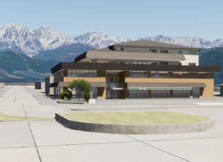 バートンとセブン-イレブンが白馬駅前に登場 駅前再開発「HBCビル」に出店決定